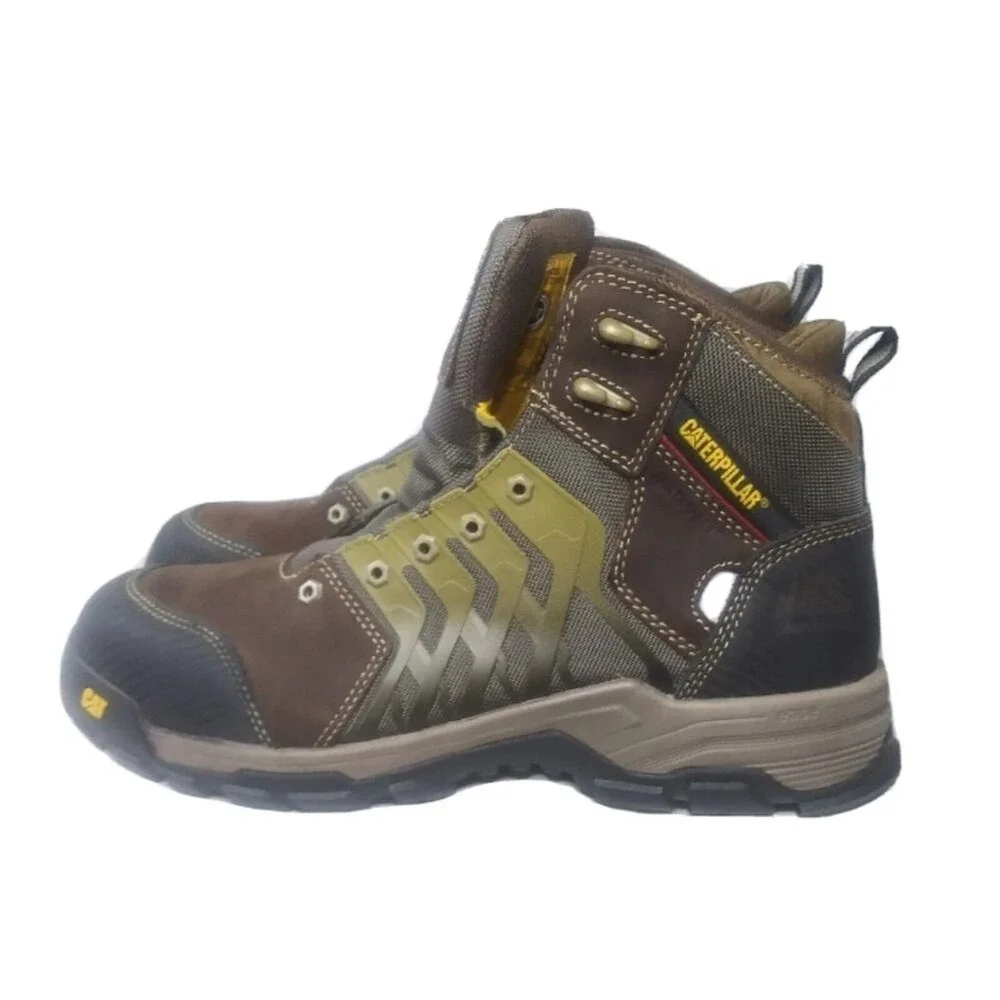 Caterpillar CAT P90923 - Induction Nano Toe Men's Industrial Boot Size 14 Brown